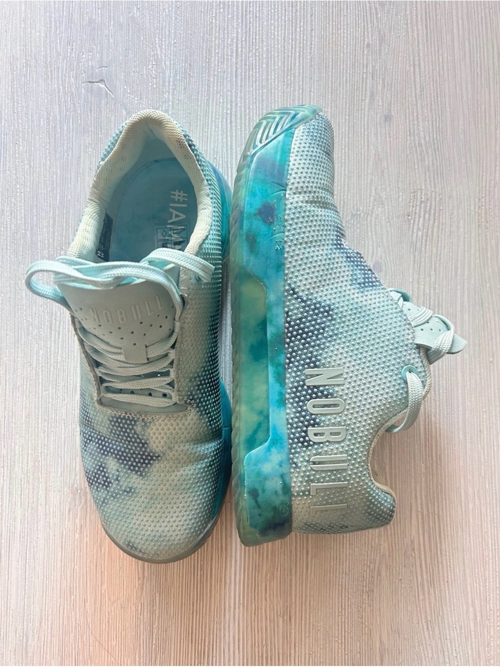 NOBULL Women's Trainer in Aqua Tiedye